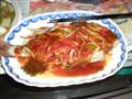 Chinese New Year lunchtime. The fish tasted wonderful